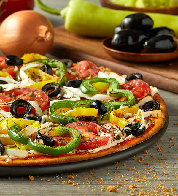 Vegan It's Greek to Me Pizza